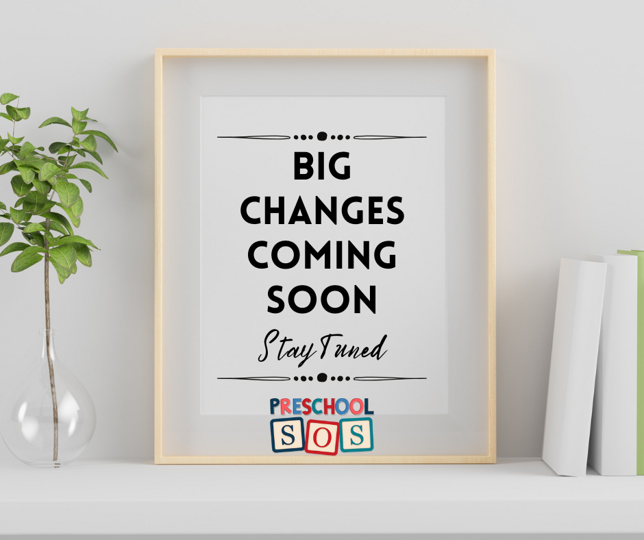 sign that says big changes coming soon